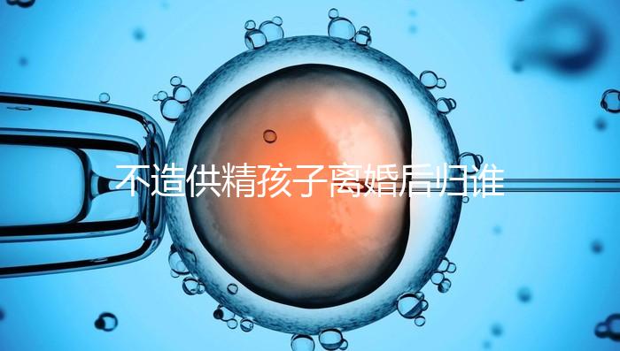 不造供精孩子離婚后歸誰,撫養(yǎng)權(quán)爭奪戰(zhàn)法院一般這么判